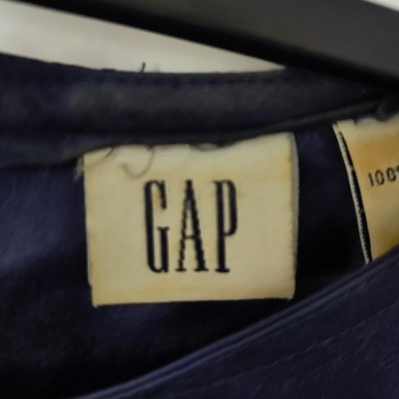 GAP Maxi Dress purple with floral design woman's size M - Picture 5 of 7